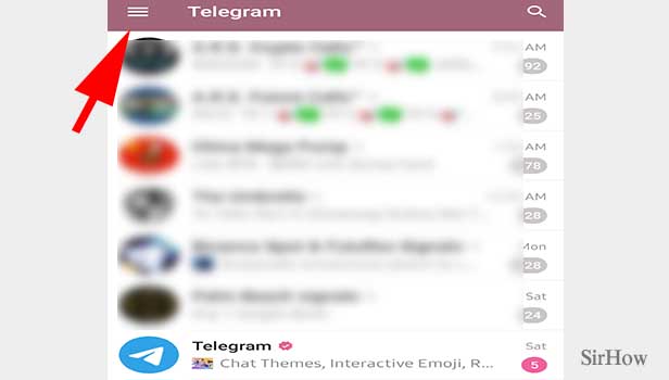 以Recover Deleted Telegram Contact Step 1为标题的图片