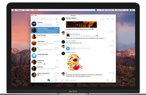 Telegram for MAC iPhone苹果版