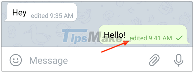 如何在 Telegram 中编辑已发送的消息 图 5